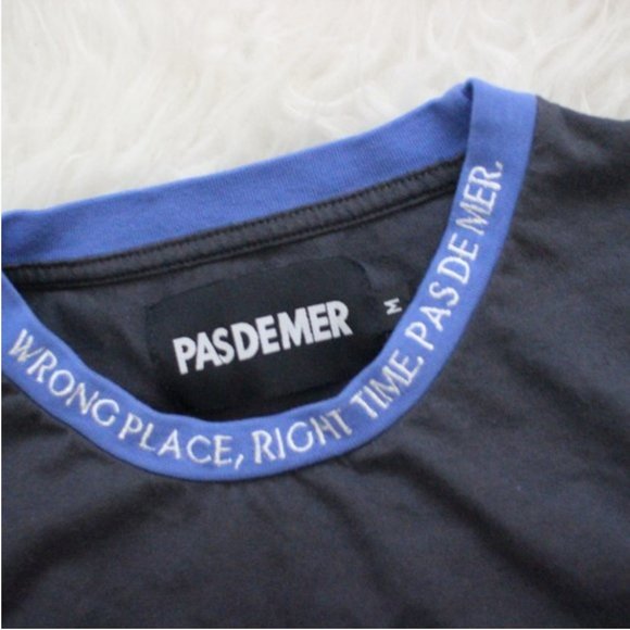 Pas De Mer Urban Outfitters Wrong Place Right Time Pas De Mer Tee Medium - Picture 3 of 3